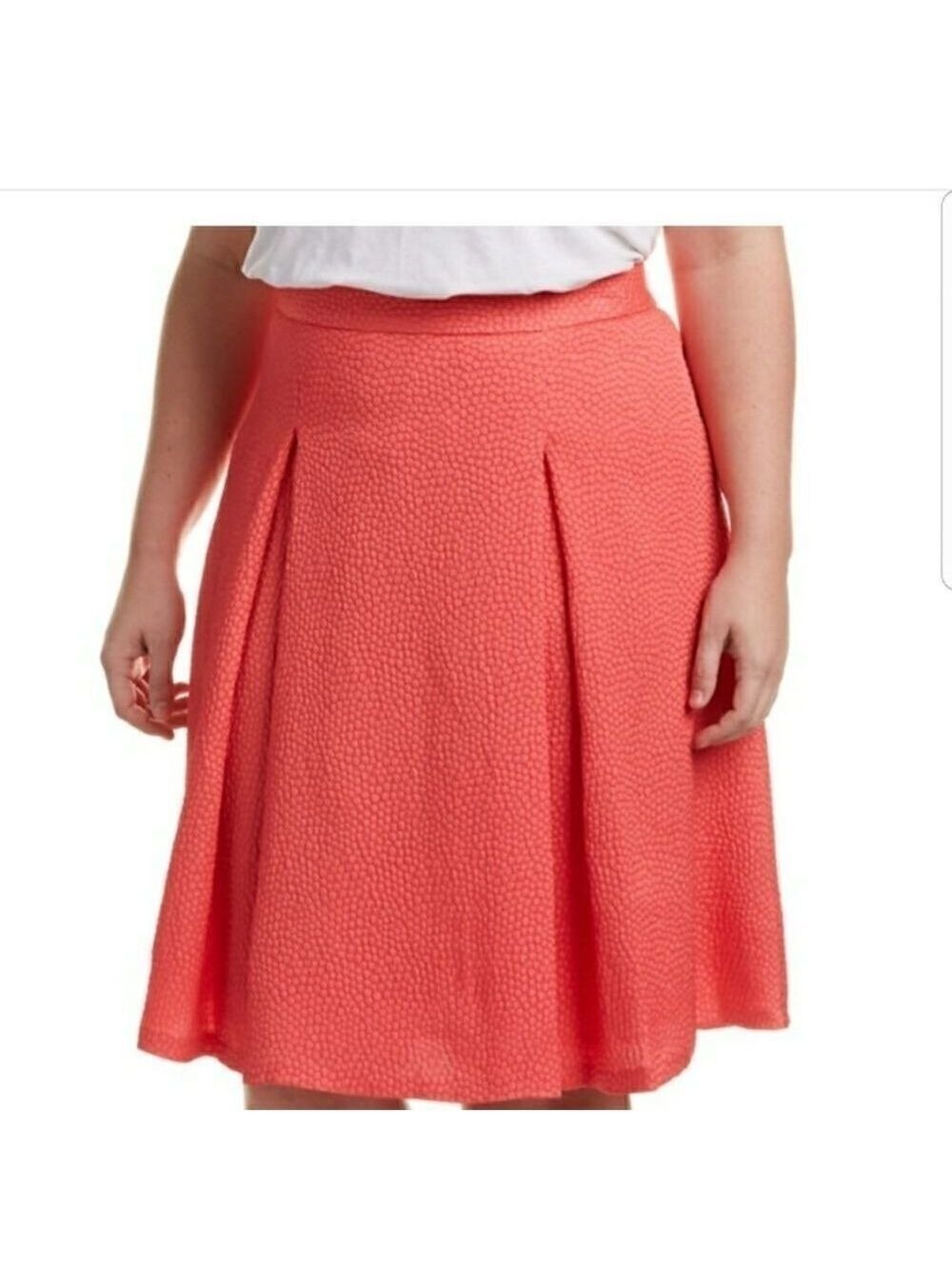 Vince Camuto Plus Size Pleated A Line Skirt New NWT Full Figure 16W - Picture 4 of 8